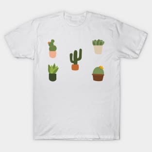 boho cactus houseplants (pack) T-Shirt